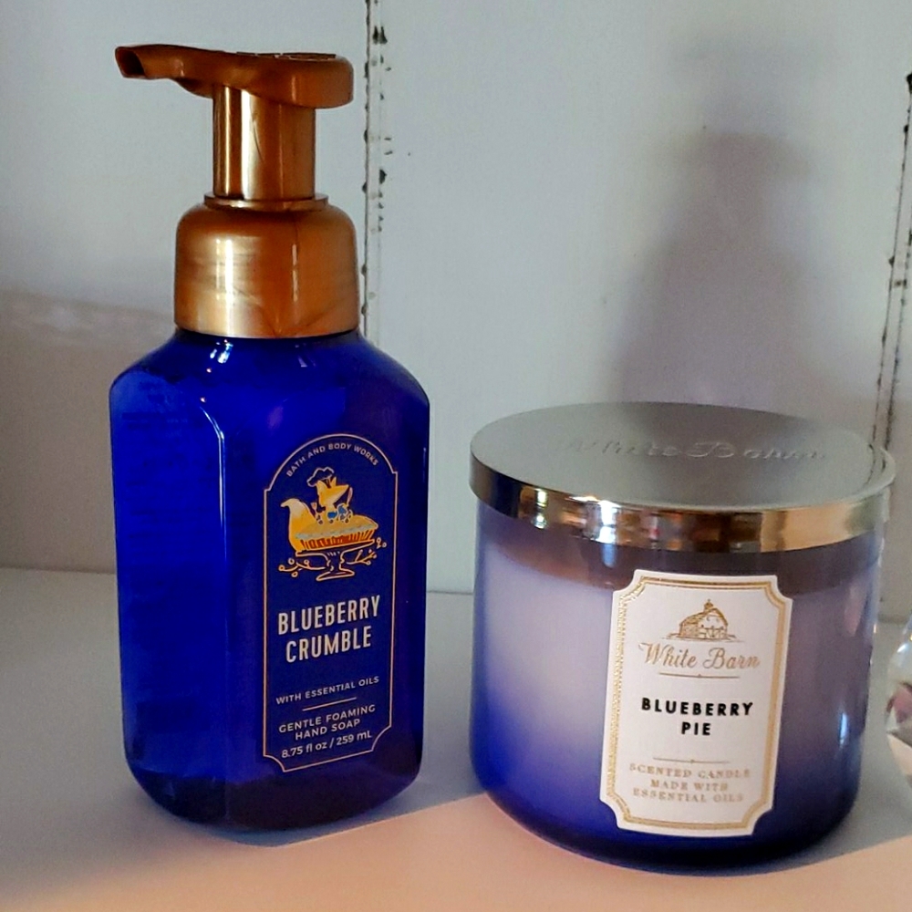 Blueberry Candle & Foam Soap